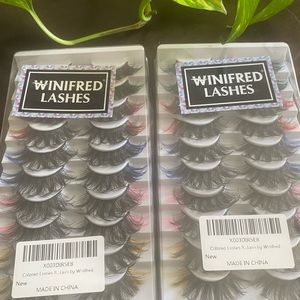 Brand new Coloured eyelashes for excellent price!